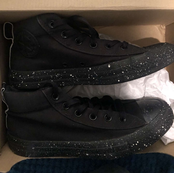 Converse  street mid black/white/black - Picture 2 of 8